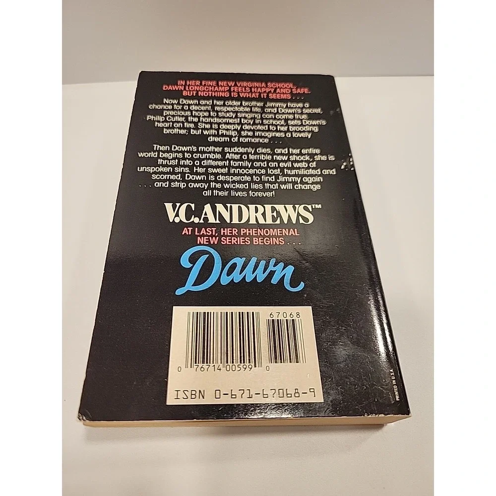 Dawn V C Andrews Paperback 1990 Cutler series